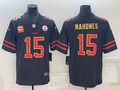 Men's Kansas City Chiefs Patrick Mahomes Black Player Jersey