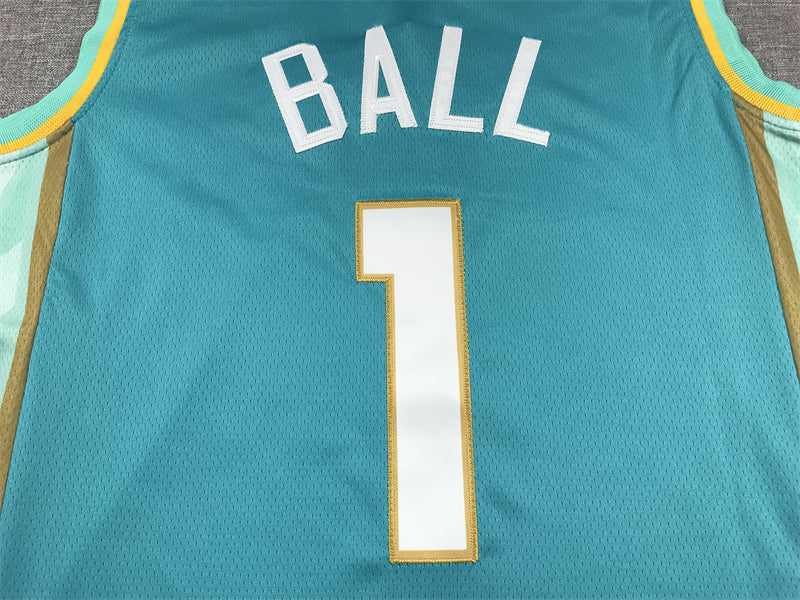 Men's Charlotte Hornets LaMelo Ball Teal 2023/24 Swingman Jersey - City Edition