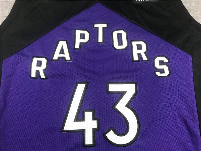Men's Toronto Raptors Pascal Siakam Black/Purple 2020/21 Swingman Player Jersey