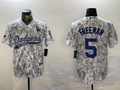 Men's Los Angeles Dodgers Freddie Freeman Arctic Camo 2024 Salute to Service Limited Jersey