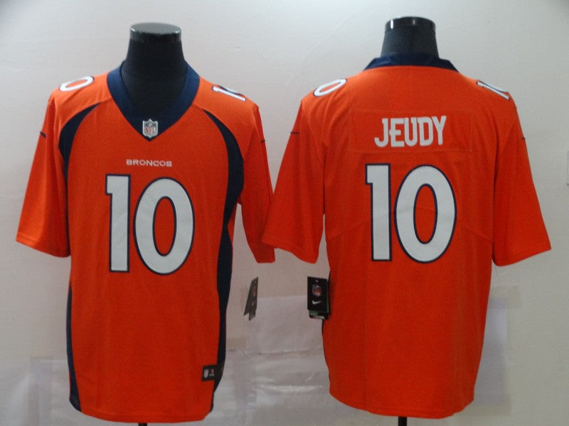 Men's Denver Broncos Jerry Jeudy Orange Game Jersey