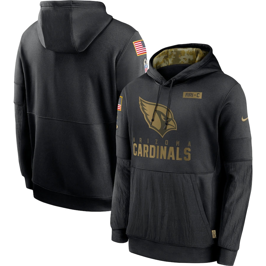 Men's Arizona Cardinals 2020 Salute to Service Hoodie Black