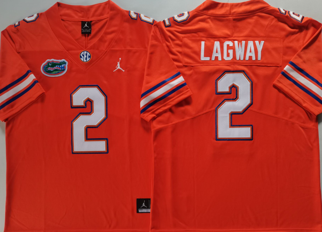 Men's Florida Gators DJ Lagway Orange Player Jersey