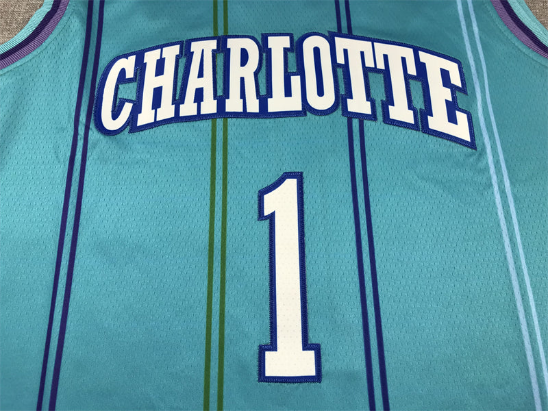 Men's Charlotte Hornets LaMelo Ball Teal 2023/24 Swingman Replica Jersey - Classic Edition