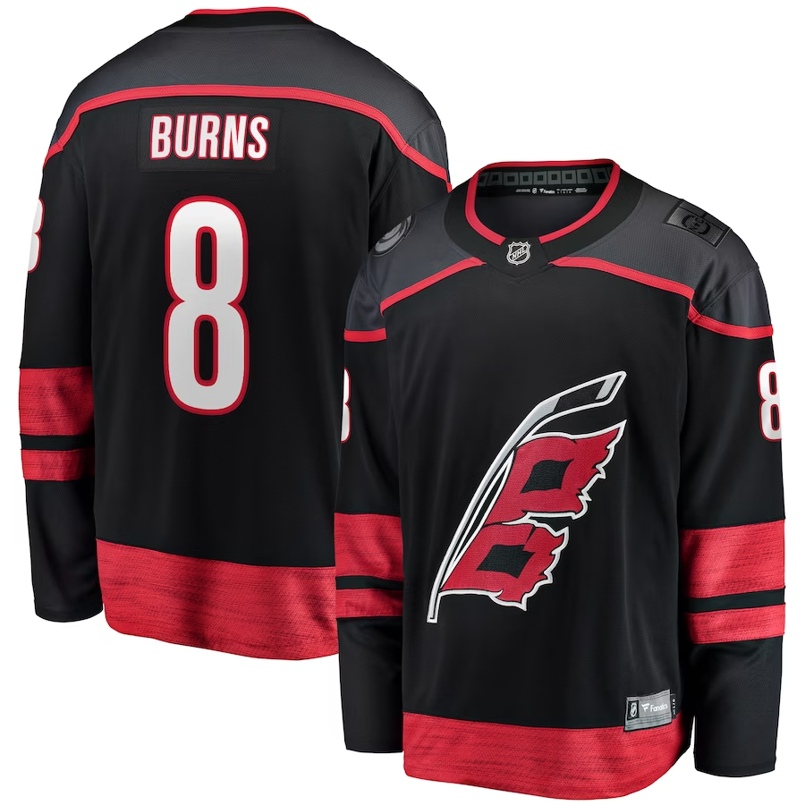 Men's Carolina Hurricanes Brent Burns Black Player Jersey