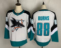 Men's San Jose Sharks Brent Burns White Breakaway Jersey