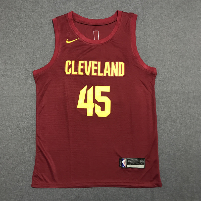 Men's Cleveland Cavaliers Donovan Mitchell Burgundy Swingman Jersey - Icon Edition