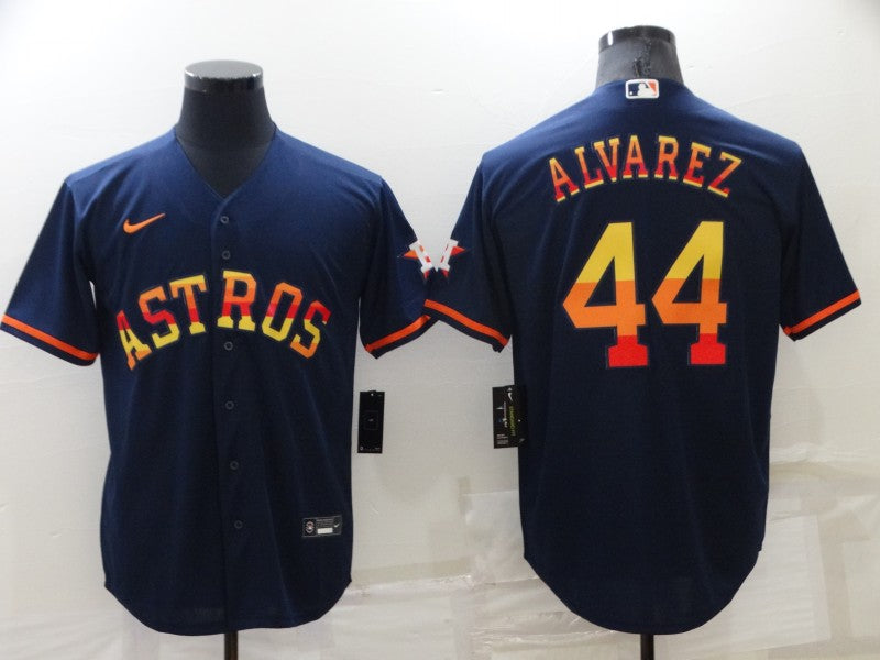 Men's Houston Astros Yordan Alvarez Navy Replica Player Jersey