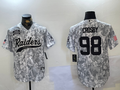 Men's Las Vegas Raiders Maxx Crosby Arctic Camo 2024 Salute to Service Player Jersey