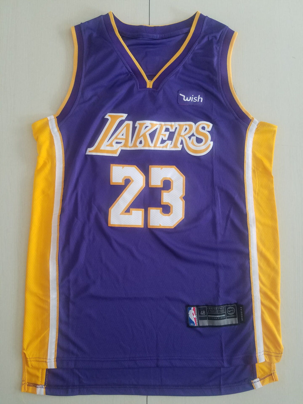 Men's Los Angeles Lakers LeBron James NBA Purple Swingman Jersey - City Edition
