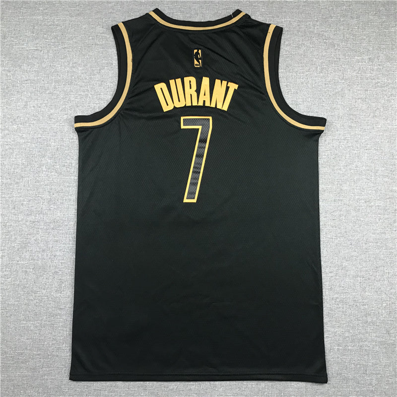 Men's Brooklyn Nets Kevin Durant NBA Black Swingman Player Jersey