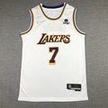Men's Los Angeles Lakers Carmelo Anthony White Fast Break Replica Jersey