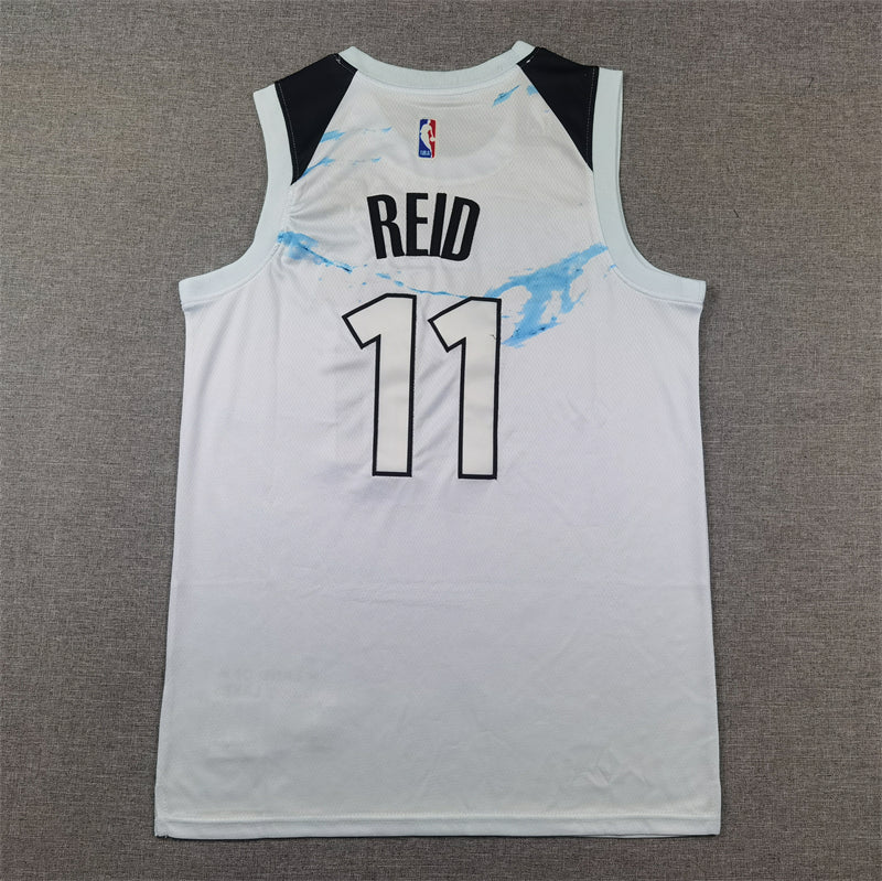Men's Minnesota Timberwolves Naz Reid White 2024/25 Swingman Player Jersey - City Edition