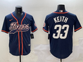 Men's Detroit Tigers Colt Keith Navy Player Jersey