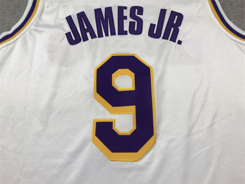Men's Los Angeles Lakers Bronny James White Swingman Player Jersey - Association Edition
