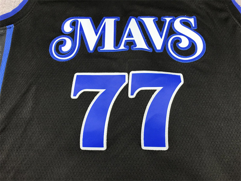 Men's Dallas Mavericks Luka Doncic Black 2023/24 Swingman Jersey - City Edition