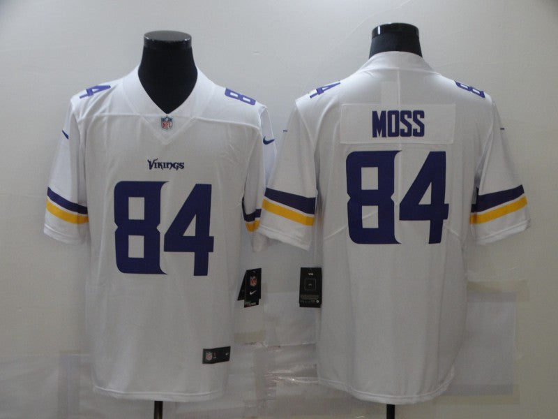 Men's Minnesota Vikings Randy Moss White Game Jersey