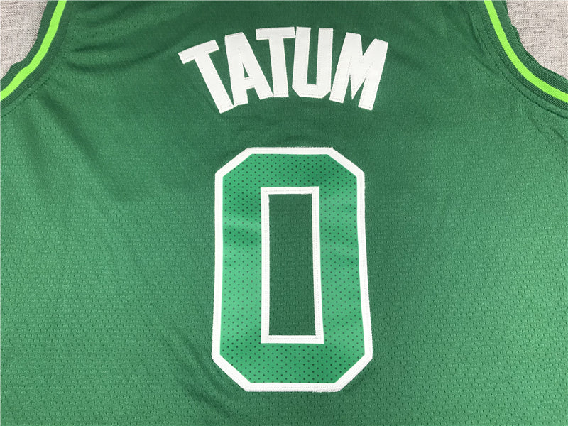 Men's Boston Celtics Jayson Tatum Green Swingman Player Jersey