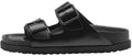 Birkenstock Arizona 1025918 Double-Buckle Black Leather Sandals