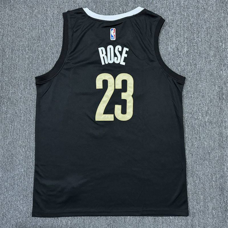 Men's Memphis Grizzlies Derrick Rose Black 2023/24 Swingman Jersey - City Edition