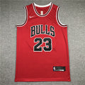 Men's Chicago Bulls Michael Jordan Red Fast Break Replica Player Jersey