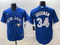 Men's Toronto Blue Jays Kevin Gausman Rush Blue Replica Player Jersey