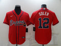 Men's Atlanta Braves Jorge Soler Red Replica Player Jersey