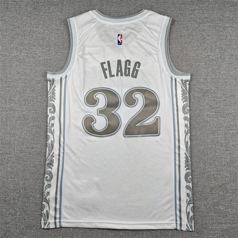 Men's Dallas Mavericks Cooper Flagg White 2024/25 Swingman Player Jersey - City Edition
