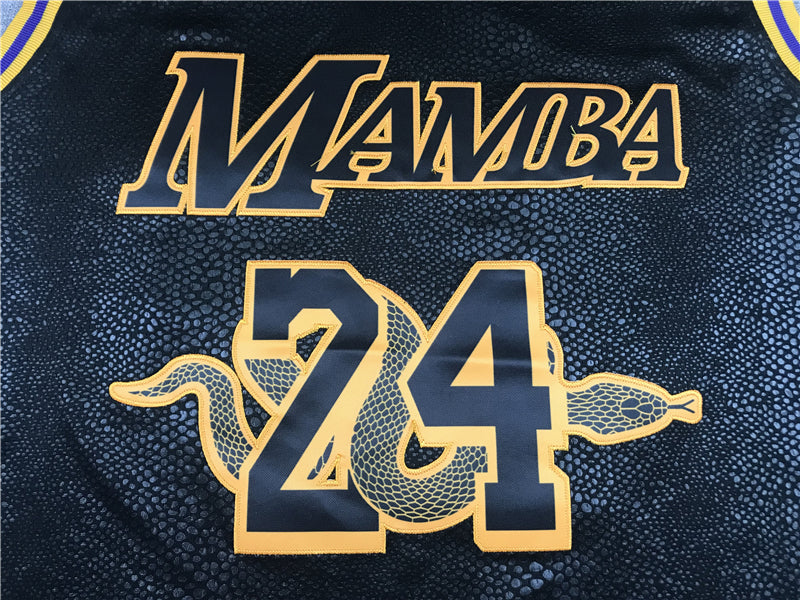 Men's Los Angeles Lakers Kobe Bryant Black Player Jersey