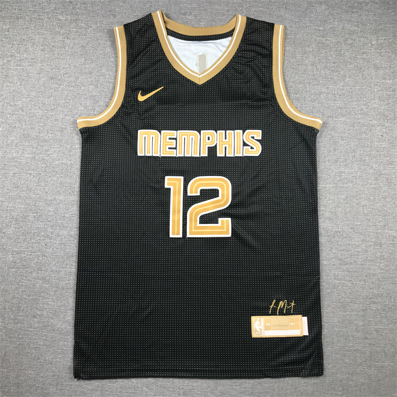 Men's Memphis Grizzlies Ja Morant Black Select Series Swingman Jersey