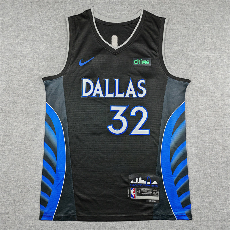 Men's Dallas Mavericks Cooper Flagg Black 2025/26 Swingman Jersey - City Edition