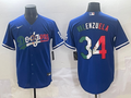 Men's Los Angeles Dodgers Fernando Valenzuela Blue Player Jersey