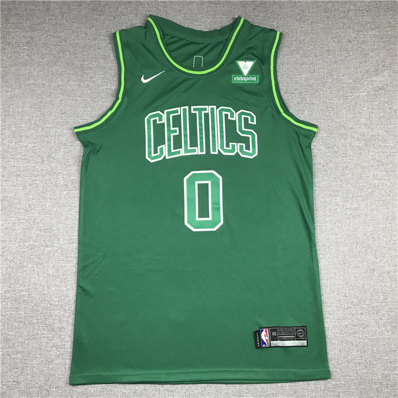 Men's Boston Celtics Jayson Tatum Green Swingman Player Jersey