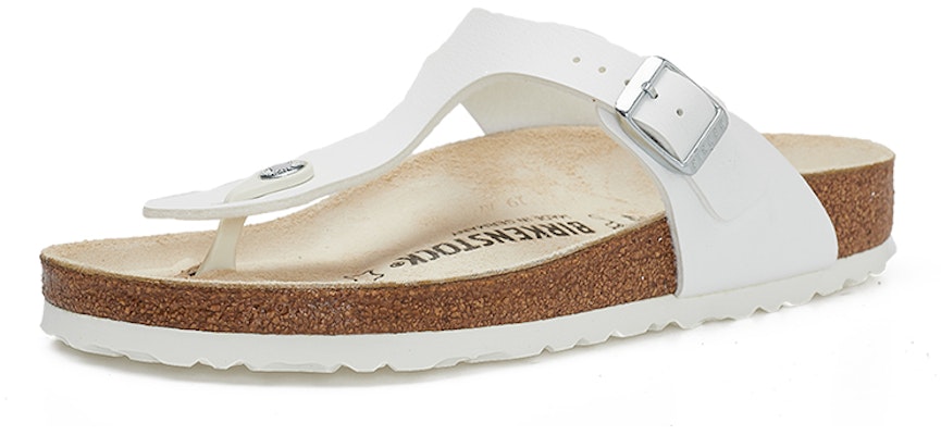 Birkenstock Gizeh Birko-Flor 43731 Narrow Fit White Sandals