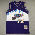 Men's Utah Jazz John Stockton Mitchell & Ness Purple 1996/97 Player Jersey
