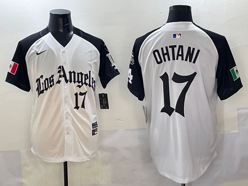 Men's Los Angeles Dodgers Shohei Ohtani White Team Player Game Jersy