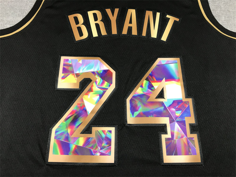 Men's Los Angeles Lakers Kobe Bryant Black Swingman Jersey