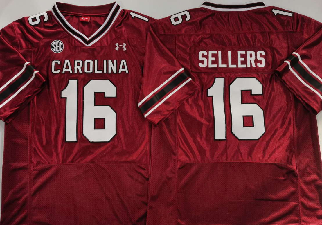 Men's South Carolina Gamecock Lanorris Sellers Red Player Jersey