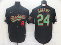 Men's Los Angeles Dodgers Kris Bryant -24 Black Stitched Jersey