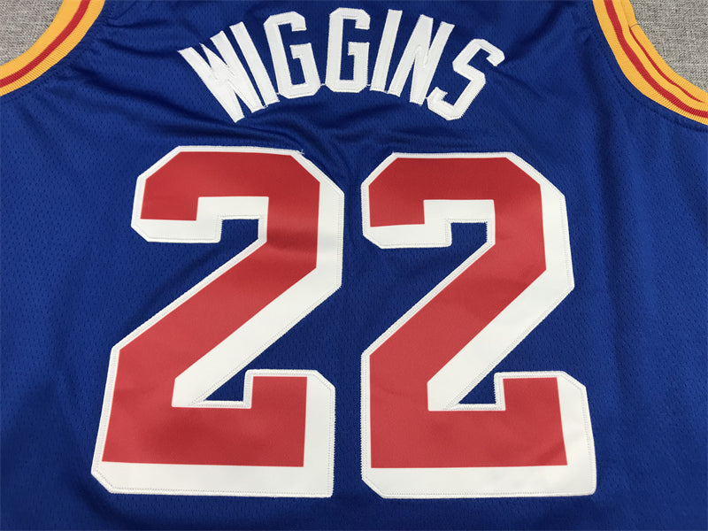 Men's Golden State Warriors Andrew Wiggins Blue Swingman Jersey