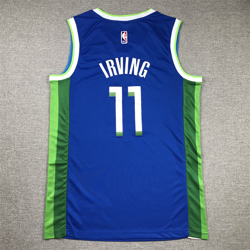 Men's Dallas Mavericks Kyrie Irving Blue 2022/23 Fastbreak Jersey - City Edition