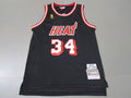 Men's Miami Heat Ray Allen Black 2012-13 Hardwood Classics Swingman Jersey