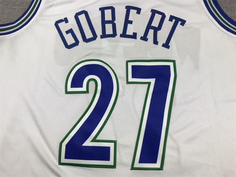 Men's Minnesota Timberwolves Rudy Gobert White Swingman Player Jersey