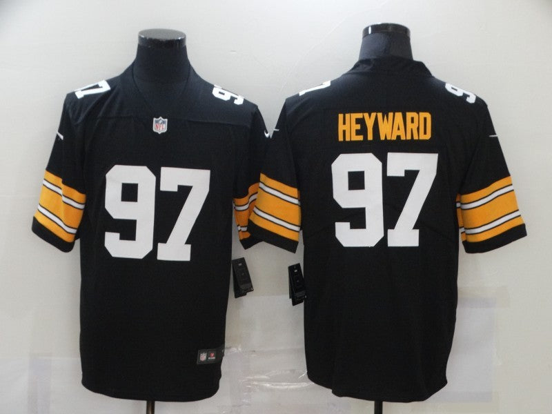 Men's Pittsburgh Steelers Cameron Heyward Black Player Game Jersey