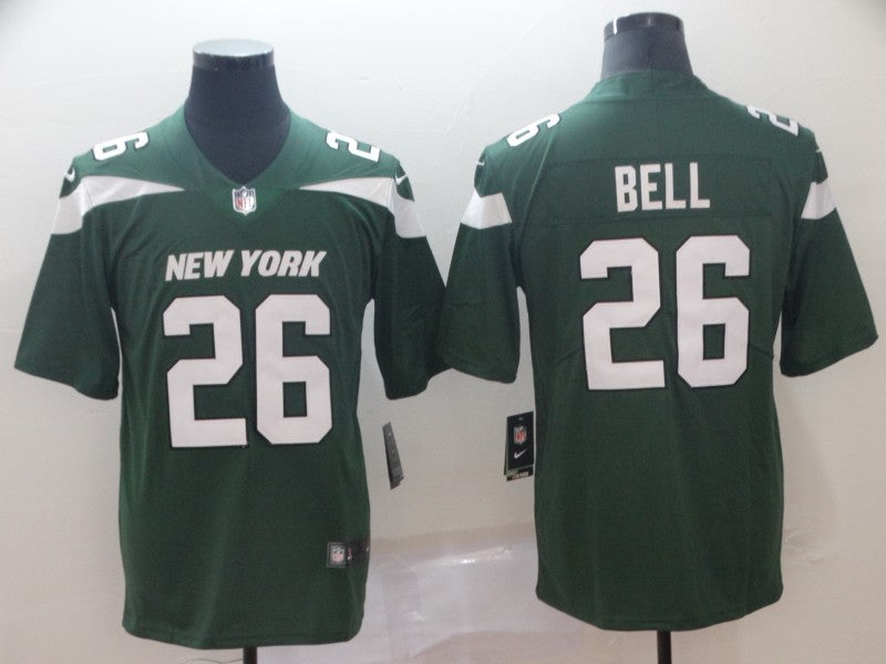 Men's New York Jets Le'Veon Bell Green Game Jersey