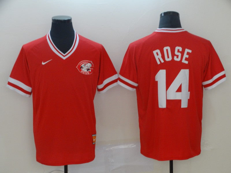 Men's Cincinnati Reds Pete Rose Red Fashion Stitched Jersey