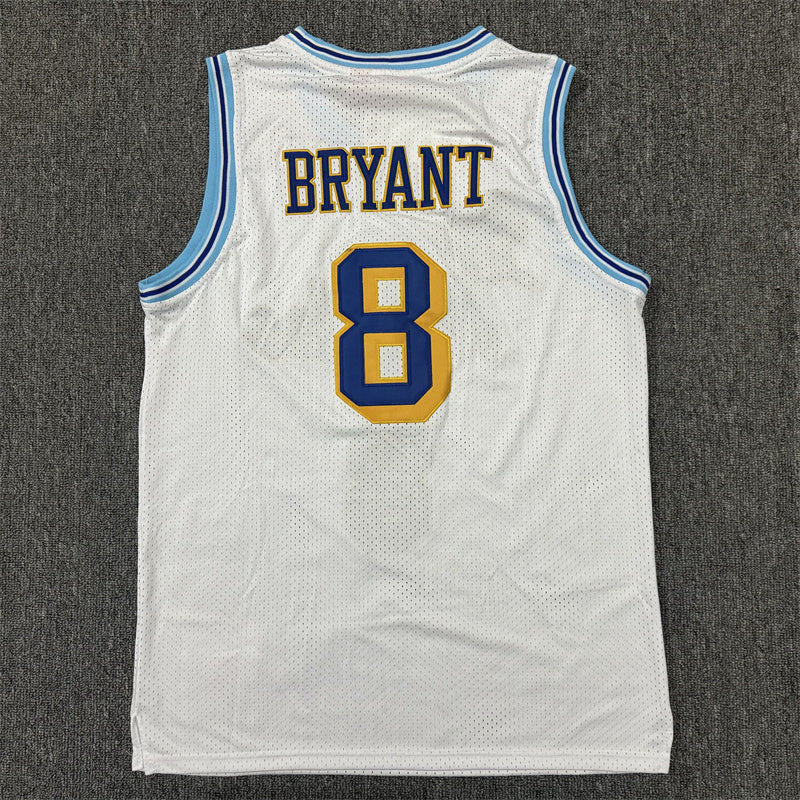 Men's Los Angeles Lakers Kobe Bryant 1996-97 White Hardwood Classics Authentic Jersey