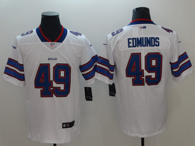 Men's Buffalo Bills Tremaine Edmunds White Game Player Jersey