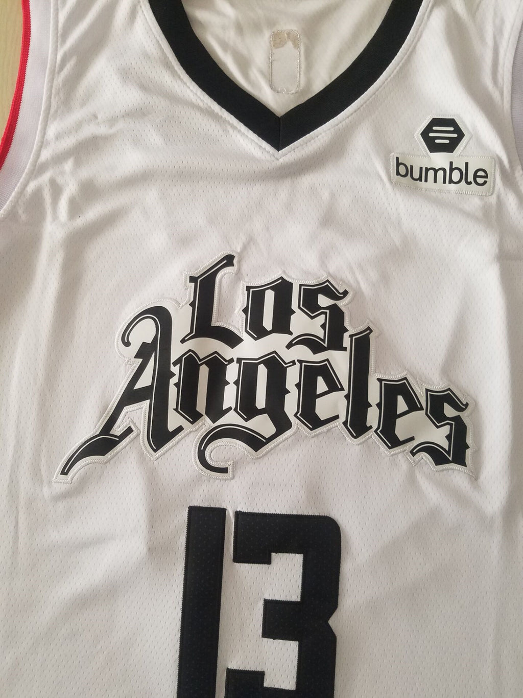 Men's LA Clippers Paul George NBA White Classics Jersey