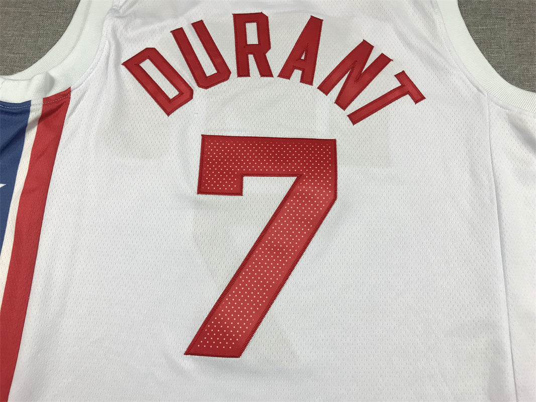 Men's Brooklyn Nets Kevin Durant White 2022/23 Swingman Jersey - Classic Edition